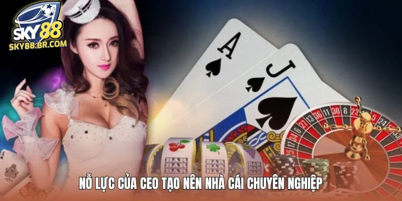 Tác Giả SKY88 3 Nỗ lực của CEO tạo nên nhà cái chuyên nghiệp